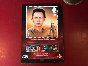 ROYAL MAIL / POST OFFICE THEKENSTÄNDER STAR WARS THE FORCE AWAKENS REY - Bild 1 von 8