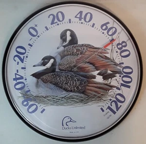 Thermometer , Ducks Unlimited , Vintage 1996 , Acu-rite - Picture 1 of 5