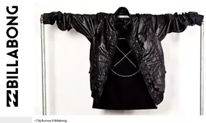 BNWT BILLABONG X TAJ BURROWS MENS "WINDWARD"JACKET (BLACK) MEDIUM RRP$129.99 - Picture 1 of 5