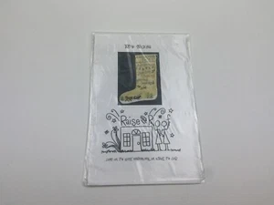 Raise The Roof Tate’s Stocking Counted Cross Stitch Pattern Christmas - Picture 1 of 3