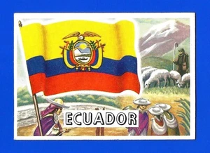 1956 Topps FLAGS of the WORLD SET BREAK #61 ECUADOR EXMINT (SB4) - Picture 1 of 1