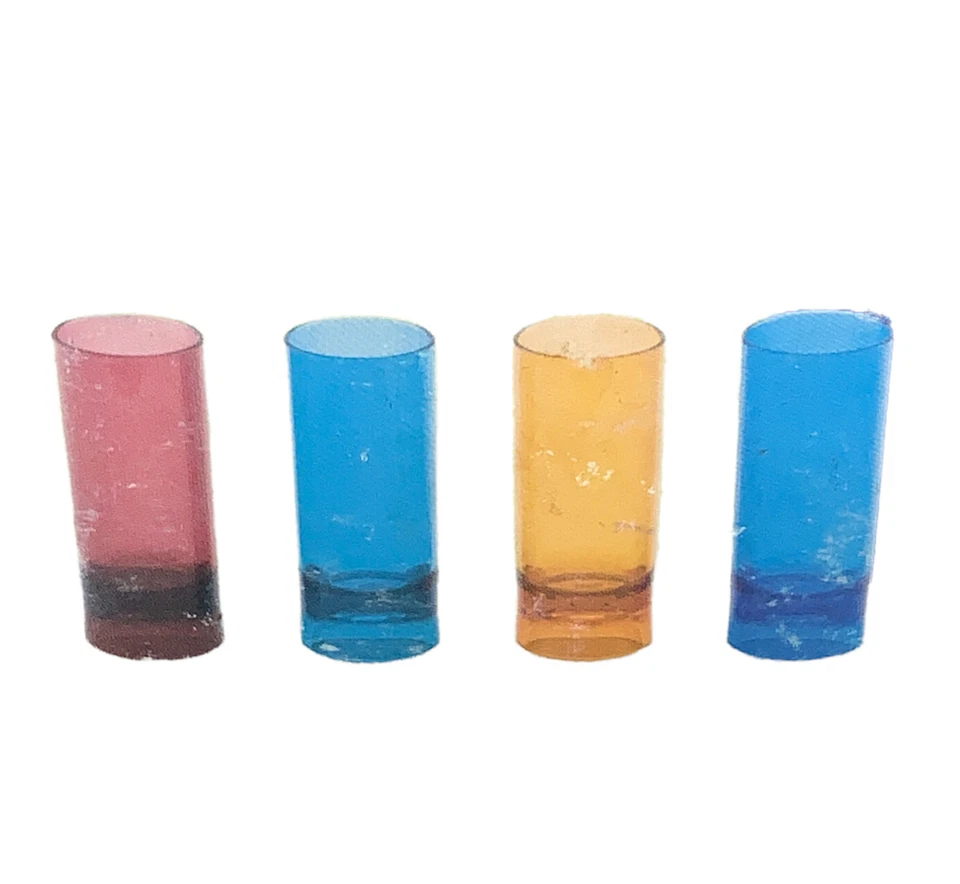 Paquete de fiesta conjunto de vasos de chupito paquete de cuatro acrílicos varios colores nuevo en caja, por Epic Foto 1 de 4