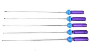 Juego de instrumentos quirúrgicos reutilizables gancho electrodo empujador nudo laparoscópico 5 mm 5 piezas - Imagen 1 de 7