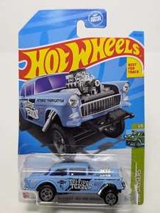 Hot Wheels ‘55 Chevy Bel Air Gasser blue 2023 k Case - Picture 1 of 2