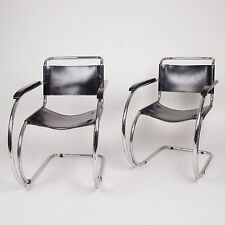 Knoll International Mies Van Der Rohe MR20 Armchairs Bauhaus Eames (2 pairs)