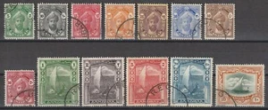 ZANZÍBAR 1936 SG 310/322 USADO - Imagen 1 de 1