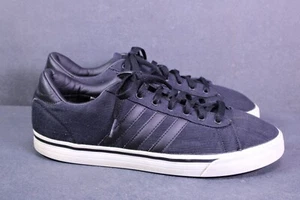 Adidas Cloudfoam Super Daily Herren Sneaker Gr. 45⅓ schwarz Canvas CH1-556 - Bild 1 von 13