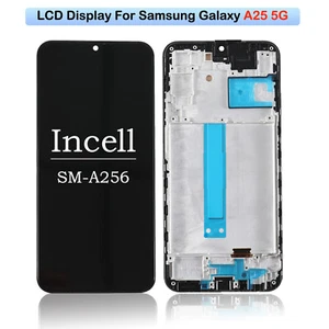Incell For Samsung Galaxy A25 5G A256 LCD Display Screen Replacement Black Frame - Photo 1 sur 8