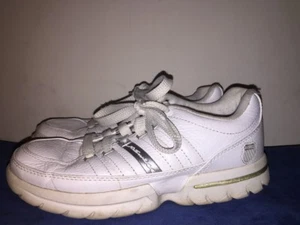 Zapatos para mujer K SWISS bajos todos blancos para correr caminar dinámicos atléticos talla 6,5 ~ - Imagen 1 de 7