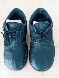 Dr Martens 11273 mocassini neri grossi scarpe Oxford taglia UK-6 US-7 - Foto 1 di 7