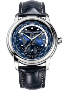 Frederique Constant FC-718NWM4H6 Classic Worldtimer reloj automático para hombres 42 mm... - Imagen 1 de 11