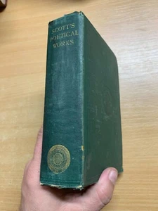 1866 "POETICAL WORKS OF SIR WALTER SCOTT" GLOBE EDITION POEMS ANTIQUE BOOK (P4) - Picture 1 of 21