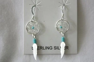 Orecchini mini acchiappasogni in argento sterling - Foto 1 di 11
