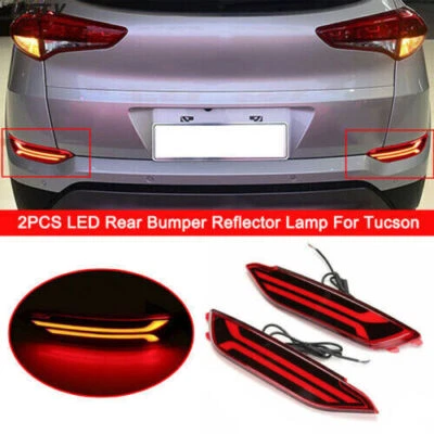 LED Rear Bumper Lamp Reflector DRL Fog Brake Park Light For Hyundai for Tucson - Image 1 of 4