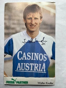 Autogramm WALTER KNALLER-Admira Wacker 80er J.-Österreich-Ex-Linz-Mödling-AK - Imagen 1 de 2