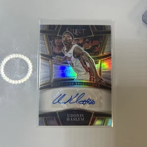 Prizm Auto 🔥 Udonis Haslem 2022-23 Panini Select Signature Selections #SS-UHS - Picture 1 of 2