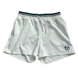 NWOT Sergio Tacchini Tennis Shorts Sz M Drawstring Logo - Picture 1 of 6