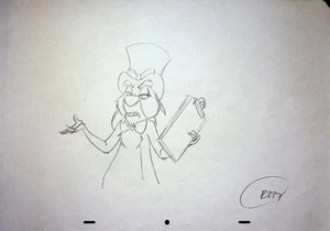 The Many Adventures of Winnie the Pooh Hand-Drawn Production RABBIT Pencil - Picture 1 of 2