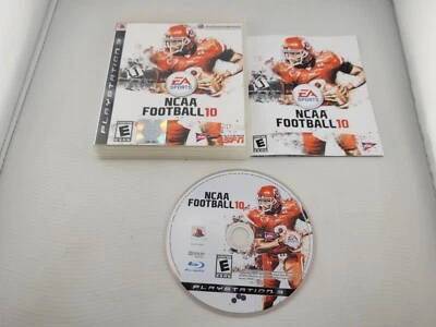NCAA Football 10 2010 para Sony Playstation 3 PS3 Completo Gran Forma Foto 1 de 2