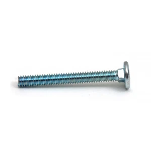 1/4 Inch  20 x 2 1/2 Inch  Flathead Carriage Bolts ZP Full Thread (100 QTY) - Bild 1 von 3