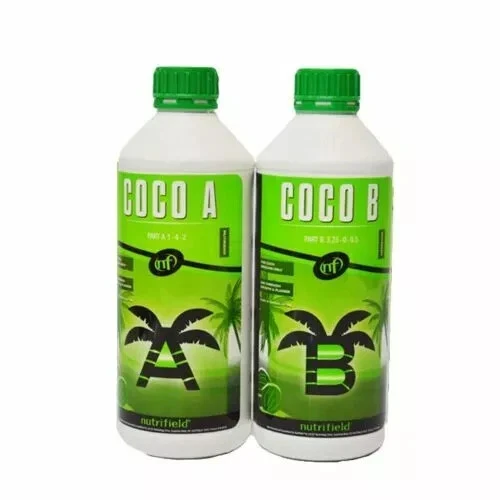 Nutrifield - Coco A+B base nutrients grow and bloom 1L plant feed hydroponics - Image 1 of 1