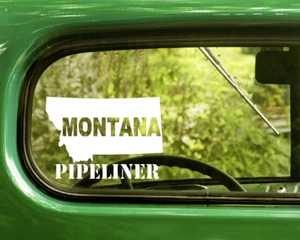 2 MONTANA PIPELINER DECAL Stickers For Car Window Bumper Laptop Truck - Picture 1 of 1