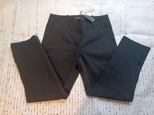 Talbots Signature Damen Hose gerade 4 Knöpfe an den Beinen schwarz Knöchelhose - Bild 1 von 6
