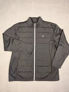 Callaway Puffer Jacket Men's 2XL Golf Hybrid Performance Black - Picture 1 of 7