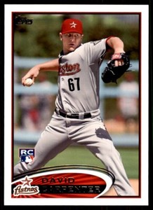 2012 Topps David Carpenter Rookie Baseball Cards #595