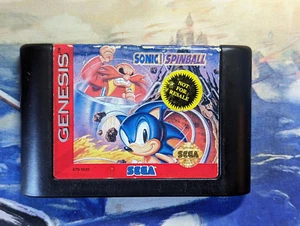 Sonic Spinball [Not For Resale] (Sega Genesis, 1993) - Picture 1 of 3