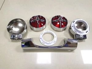 8.25" Rear Turn Signal Light Bar Red ABS Lens For Harley Heritage Softail FLSTC - Picture 1 of 9