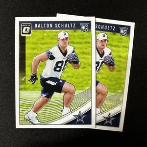 Lotto RC Donruss Optic Dalton Schultz #137 Rookie Card 2018 - Cowboys / Texans - Foto 1 di 3