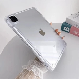 Clear Hard Case Protective Cover For iPad Pro 13/11 10th 10.9 7/8/9th 10.2 Air 5 - Picture 1 of 14