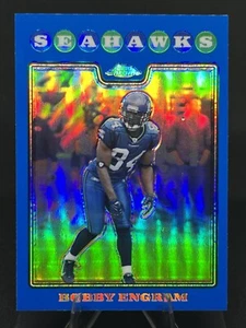 Tarjeta Bobby Engram 2008 Topps cromo refractor azul #tc88 Seattle Seahawks - Imagen 1 de 2