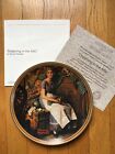 Vintage Norman Rockwell "Dreaming in the Attic" Limited Ed. Plate - COA and Box