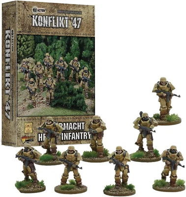 Warlord Games Conflict'47 Infantería Pesada Alemana 452210201 Foto 1 de 3