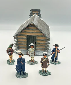 Britains #17421 American Revolution Valley Forge Scene with Hut Set in Box - Picture 1 of 24