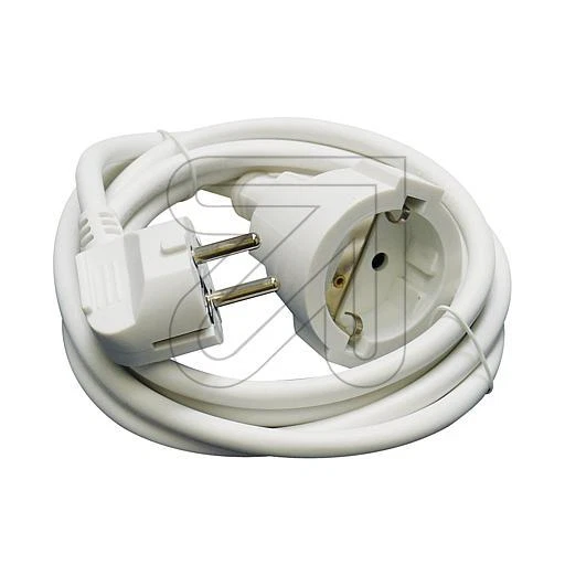 SCHUKO-VERLÄNGERUNG 1m -10m reinweiß 3x1,5 VERLÄNGERUNGSKABEL SONDERPREISE !!!!! - Bild 1 von 1