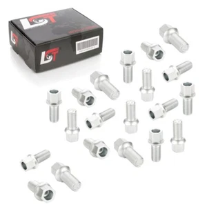20 bulloni ruota set bulloni ruota fascia a sfera M14 x 1,5 x 27 mm per Seat Alhambra 710 - Foto 1 di 8