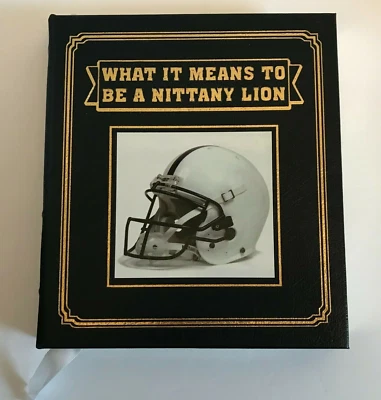 What It Means to Be a Nittany Lion Leather Bound Easton Press Penn State Book HC Foto 1 de 4