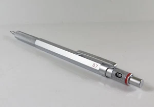 Rotring 600 silberfarben Bleistift mit roter 0,7 new old stock aus 90er Jahren - Bild 1 von 4