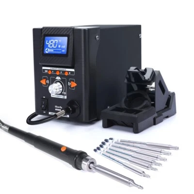 8509-I Digital soldering station Hot Air Gun SMD Desoldering Rework Station - Image 1 of 4