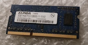 ELPIDA EBJ20UF8BDU0-GN-F PC3-12800S 1600mhz DDR3 204pin Laptop Sodimm Memory - Picture 1 of 2