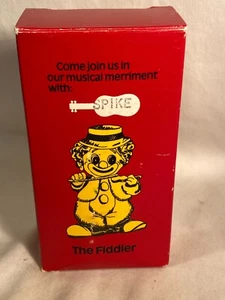 Mosser Glas der Geiger Clown Figur Stachel Kristall satiniert neu offene Verpackung 3,75" T - Bild 1 von 10