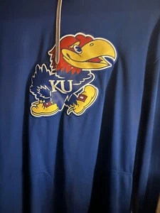 Kansas Jayhawks Adidas Hoodie - XL - Picture 1 of 2