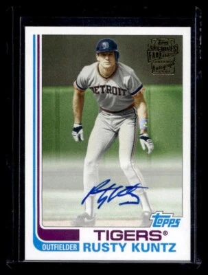 2017 Topps Archives - Fan Favorite Autographs 1982 #FFA-RK Rusty Kuntz (AU) - Image 1 of 2