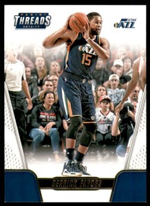 2016-17 Panini Threads Century Proof Gold #82 Derrick Favors /10