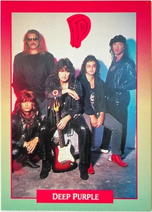 DEEP PURPLE  Brockum RockCards  1991 USA  1st Ed. CARD  34Yrs!  RARE VINTAGE - Bild 1 von 2