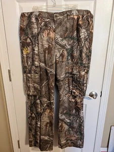 Vtg REALTREE Xtra Camouflage Cargo Hunting Pants Mens 36-38 L Outdoors Gear NWOT - Picture 1 of 8