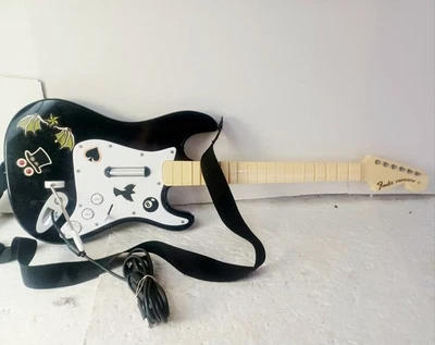 Rock Band Xbox 360 Harmonix Wired Fender Stratocaster Guitar Controller 822152 - Image 1 of 4